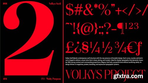 CreativeMarket - Volkys Serif - 19 Fonts