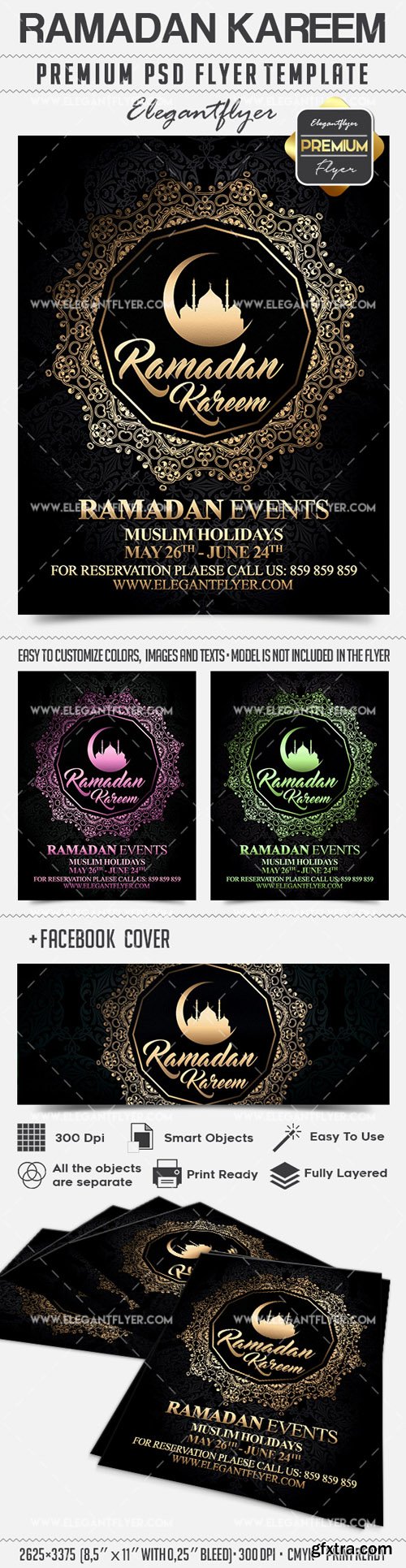 Ramadan Kareem – PSD Flyer Template vol 3 Ramadan Kareem – PSD Flyer Template vol 3