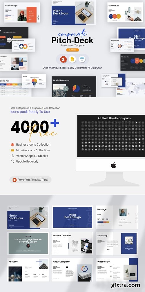 TemplateMonster - Business Pitch Deck Template 546834