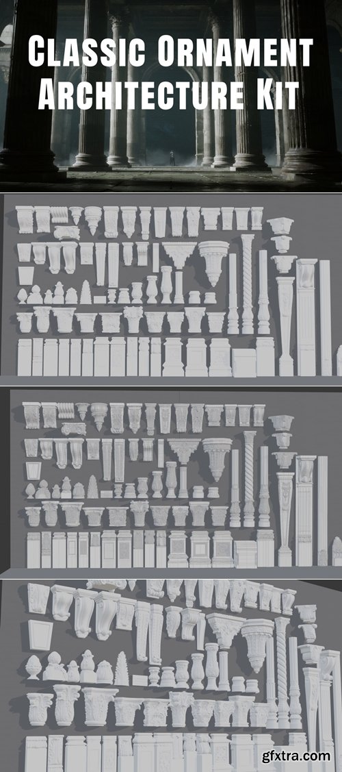 Gumroad - Classical Architecture Asset Package