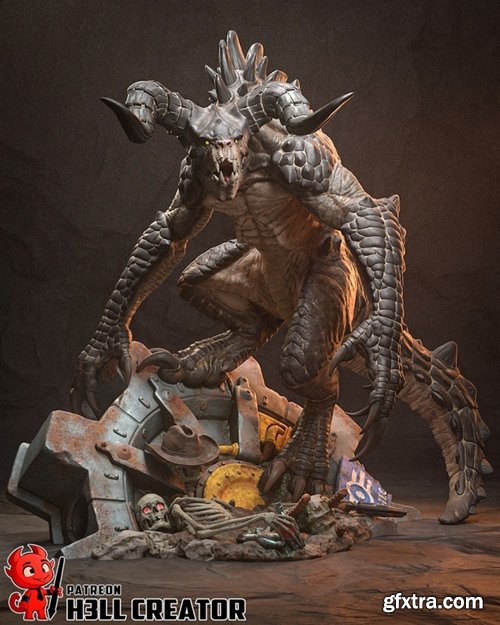 H3ll Creator - Fallout: Deathclaw (Statue)