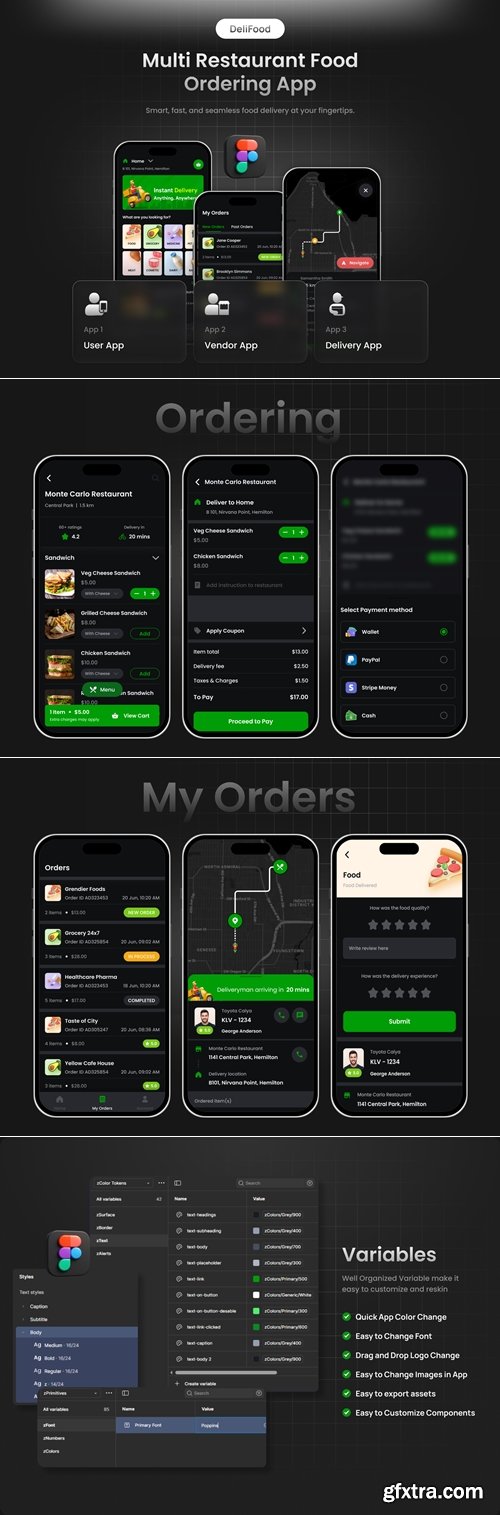 3 Apps | All in one Ordering App | DeliQuick
