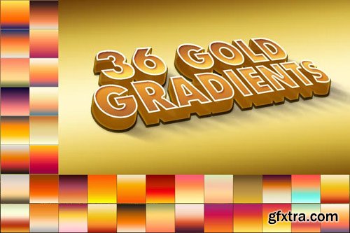 36 Gold Gradients Photoshop 36 Gold Gradients Photoshop