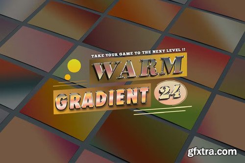 24 Warm Gradients Photoshop 24 Warm Gradients Photoshop