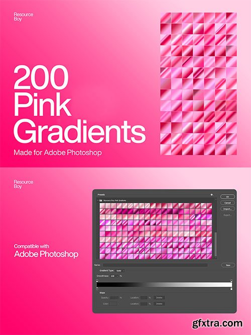 200 Pink Photoshop Gradients 200 Pink Photoshop Gradients