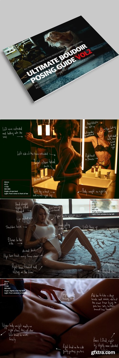 Marco Ibanez Photography Boudoir Posing Guide Vol. 2 - 100+ poses + App