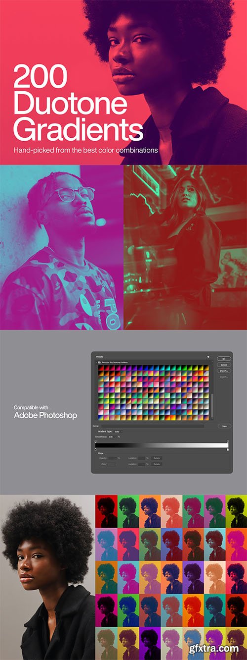 200 Duotone Photoshop Gradients 200 Duotone Photoshop Gradients