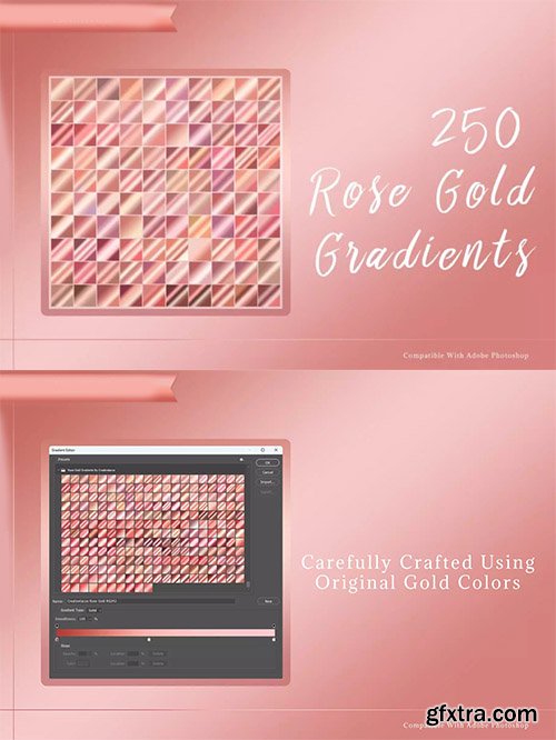 250 Elegant Rose Gold Gradient 250 Elegant Rose Gold Gradient