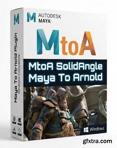 MtoA SolidAngle Maya To Arnold for Maya v5.5.6 - Win