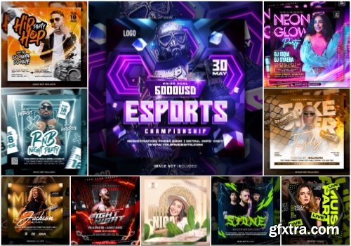 Flyer social media post, psd banner set vol 191 Flyer social media post, psd banner set vol 191