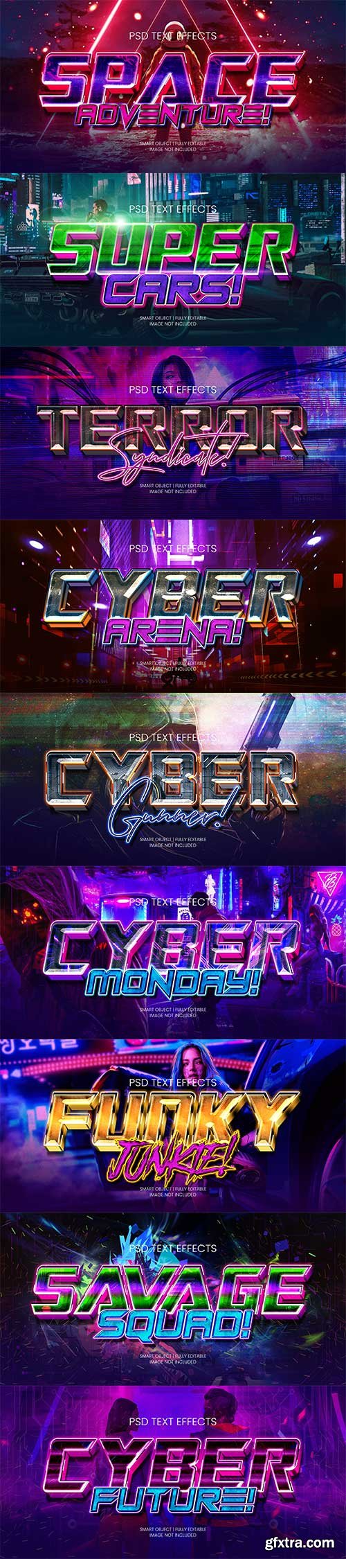 Psd text effect set vol 258 Psd text effect set vol 258