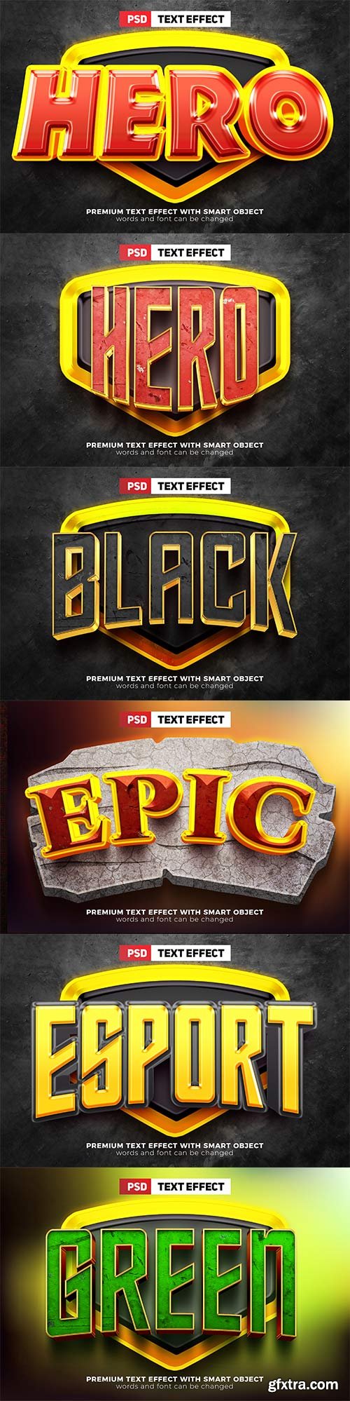 Psd text effect set vol 252 Psd text effect set vol 252