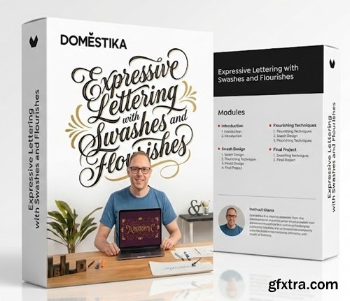 Domestika - Expressive Lettering with Swashes and Flourishes
