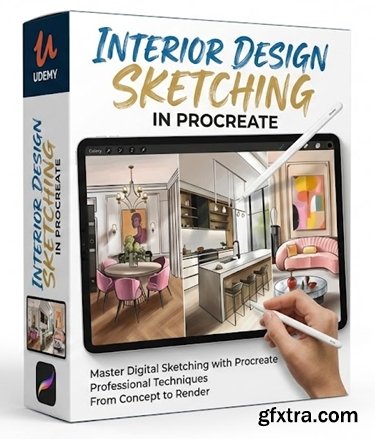 Udemy - Interior Design Sketching in Procreate
