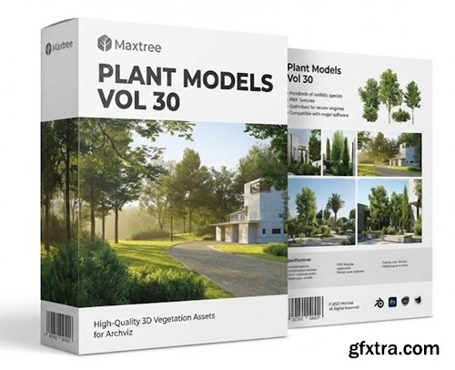 Maxtree - Plant Models Vol. 30 for Max