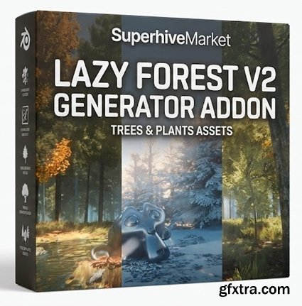 SuperhiveMarket - Lazy Forest V2 Generator Addon - Trees & Plants Assets SuperhiveMarket - Lazy Forest V2 Generator Addon - Trees & Plants Assets