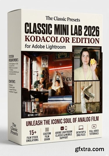 The Classic Presets - Classic Mini Lab 2026 - Kodacolor Edition for Adobe Lightroom