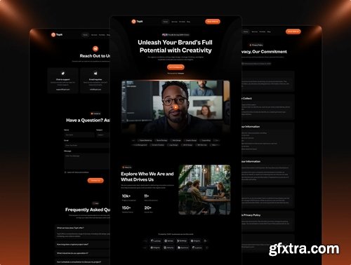 Topit - AI Agency Landing Page