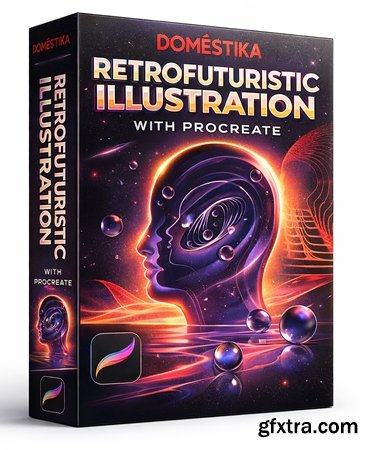 Domestika - Retrofuturistic Illustration with Procreate