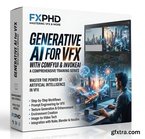FXPHD - Generative AI for VFX with ComfyUI & InvokeAI FXPHD - Generative AI for VFX with ComfyUI & InvokeAI