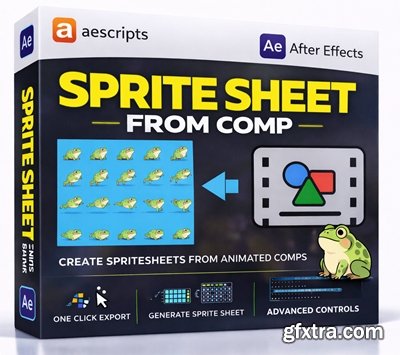 Aescripts - Sprite Sheet From Comp v1.0.1