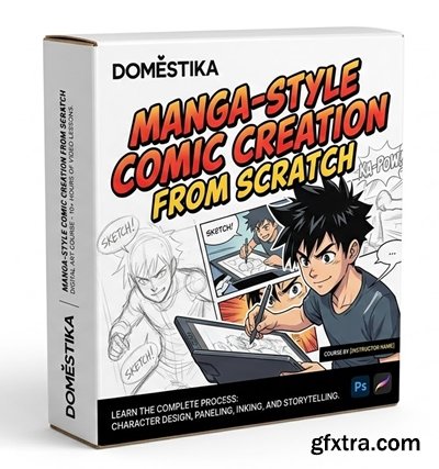 Domestika - Manga-Style Comic Creation from Scratch