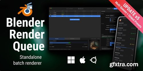 Superhivemarket - Blender Render Queue v5.2.3 Pro