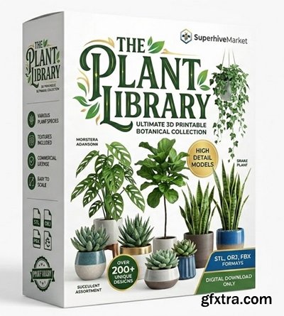 SuperhiveMarket - The Plant Library