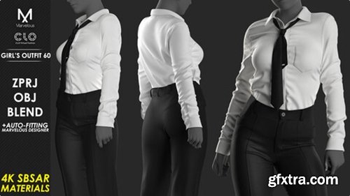 Artstation - Girl\'s Outfit 60 - Marvelous / CLO Project file