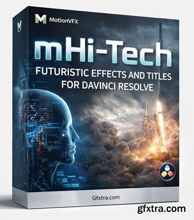 MotionVFX - mHi-Tech Futuristic Effects and Titles for DaVinci Resolve