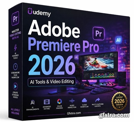 Udemy - Adobe Premiere Pro 2026 : AI Tools & Video Editing