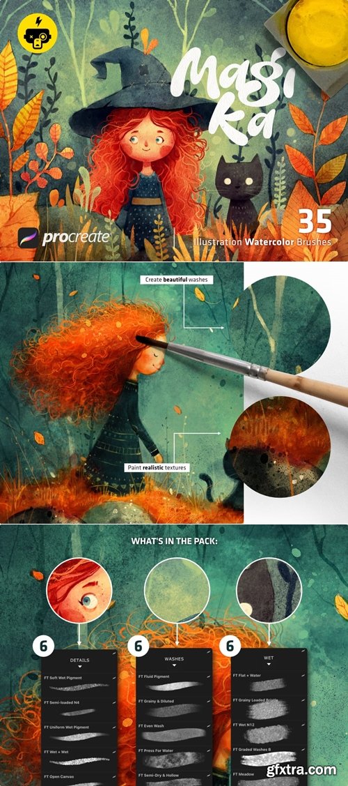 Franken Toon Studio - Magika Procreate Brush Pack