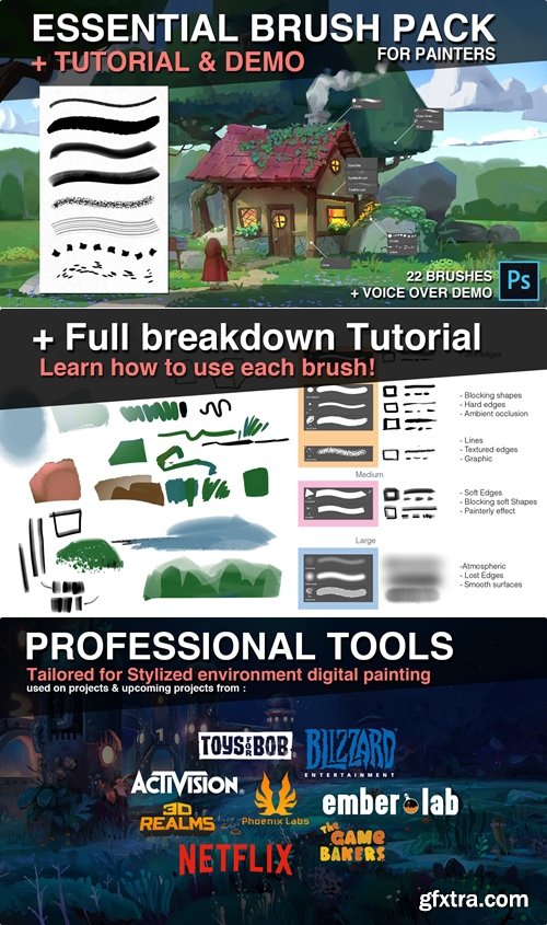 Artstation - Essential brush pack for painters Artstation - Essential brush pack for painters