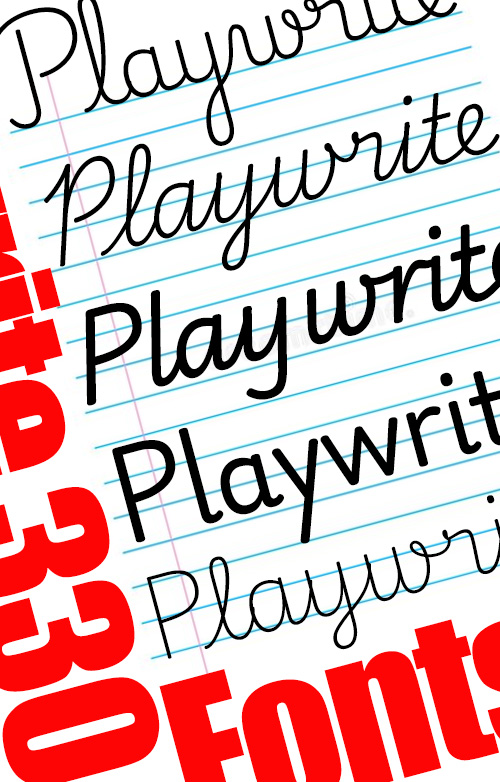 Playwrite Fonts - Great Collection 330xTTF Playwrite Fonts - Great Collection 330xTTF