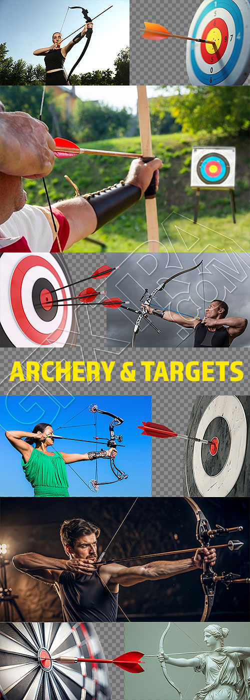 Archery & Targets 18xPNG, 26xJPEG Archery & Targets 18xPNG, 26xJPEG