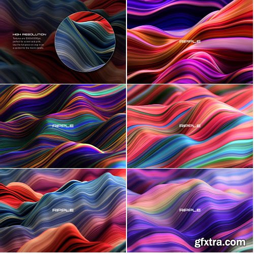 Chromasupply - Ripple: Fluid Wavy 3D Lines