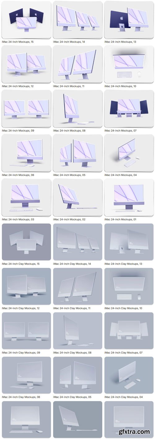 LS Graphics - iMac 24-inch Mockups