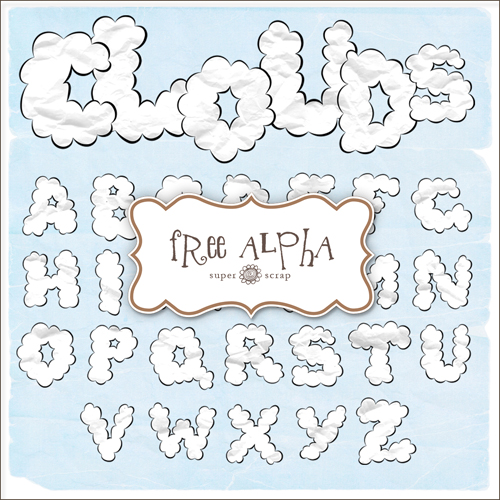 Scrap-kit - Clouds Alpha