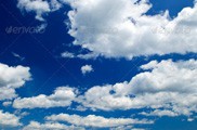 Blue Sky With White Clouds