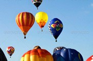 Many Hot Air Balloons