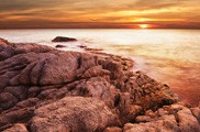 View of a Rocky Seacoast