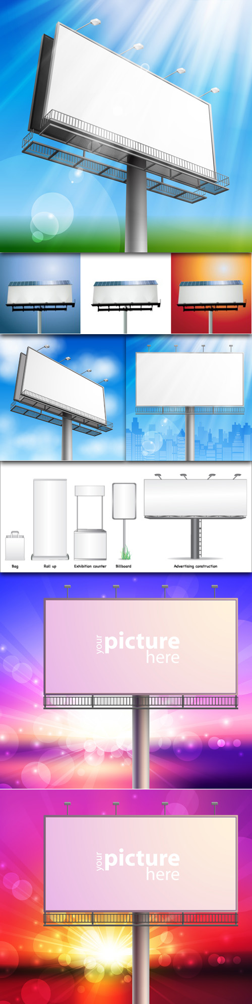 Outdoor Billboards Vector