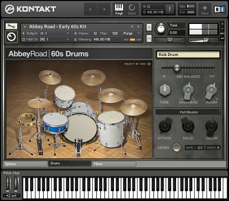 Native Instruments Abbey Road 60s Drummer KONTAKT DVDR-DYNAMiCS