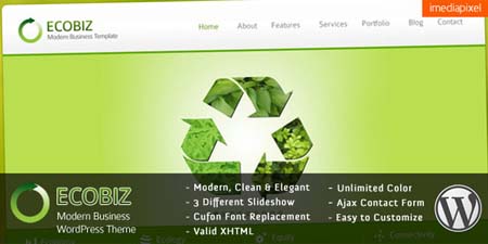 Themeforest - Ecobiz - Modern Business v2.0 WordPress Theme v3.x 