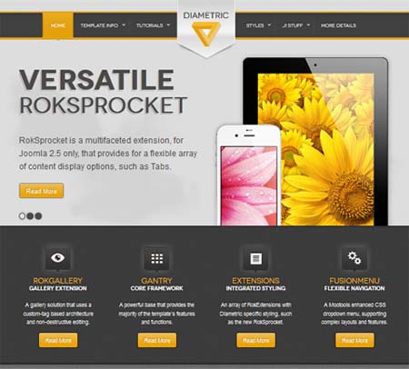 RocketTheme – Diametric Joomla Template