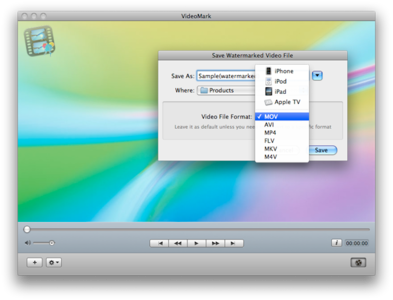 VideoMark v1.2 Mac OS X