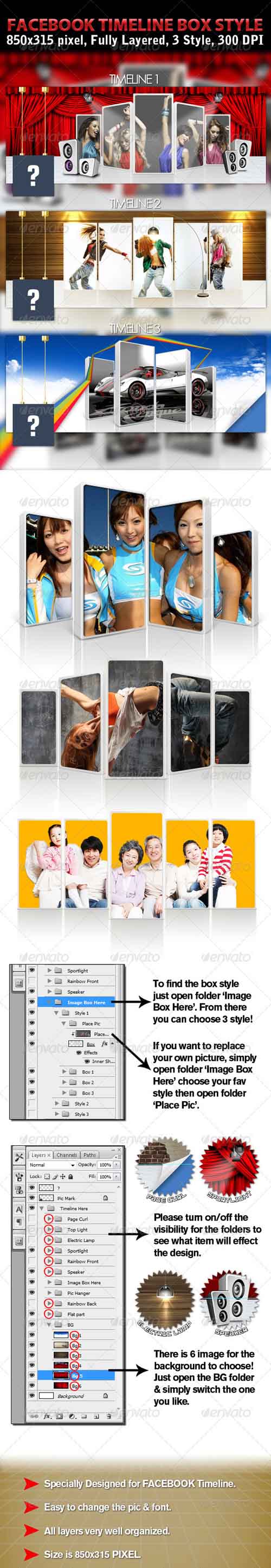 GraphicRiver - Facebook Timeline Covers Pack 1