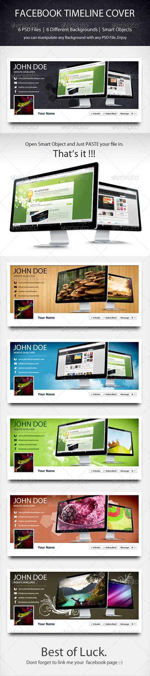 GraphicRiver - Facebook Timeline Covers Pack 1