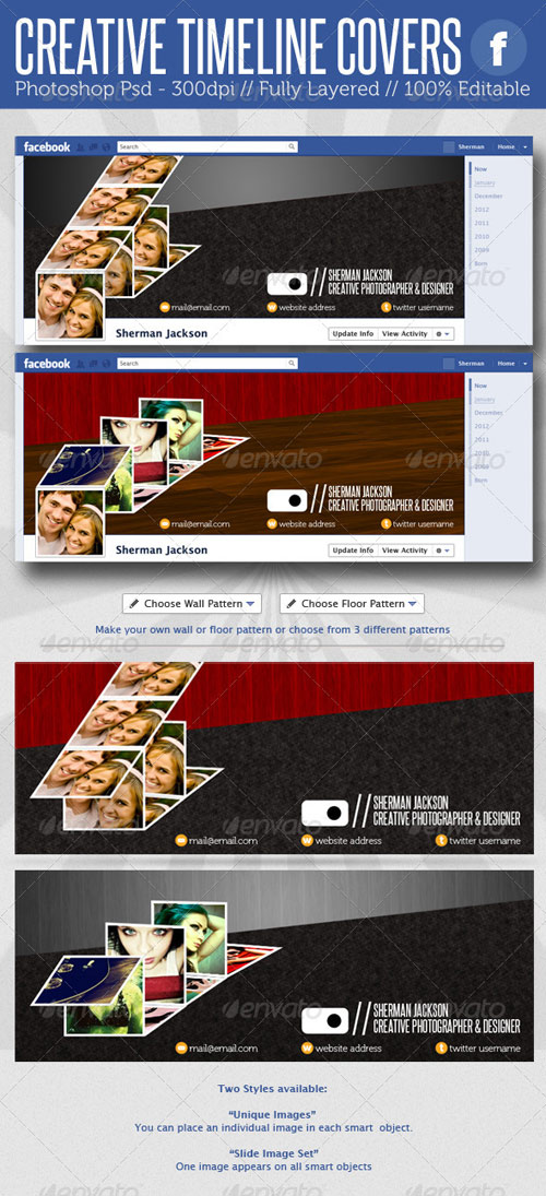 GraphicRiver - Facebook Timeline Covers Pack 1