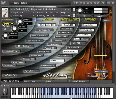 Kirk Hunter Diamond Violas and Cellos Complete TVEC3-4 KONTAKT